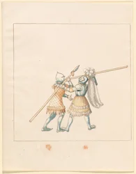 Freydal, The Book of Jousts and Tournament of Emperor Maximilian I: Combats (Plate 150)