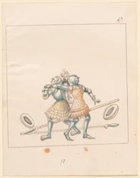Freydal, The Book of Jousts and Tournament of Emperor Maximilian I: Combats... (Plate 152)