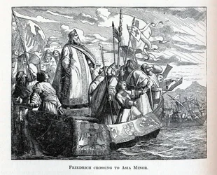 Friedrich crossing to Asia Minor