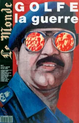 Front cover of Le Monde, February 1991