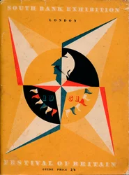 Front cover of a guide to the Festival of Britain, 1951