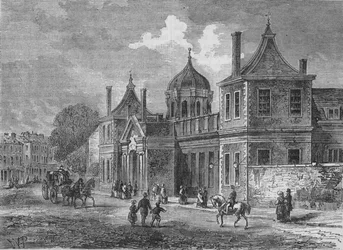 Front of Montagu House, Great Russell Street, Bloomsbury, London