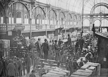 Fruit Auctions at Covent Garden Market, London, c1901 1901