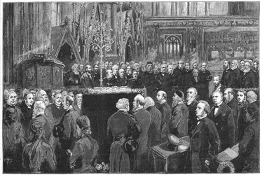 Funeral of Charles Darwin, English naturalist