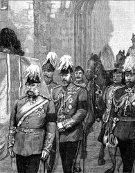 Funeral of the Duke of Albany: The Procession Entering Windsor Castle