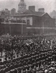 Funeral Procession of King Edward VII, Whitehall, London, 20 May 1910