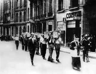 Funeral Procession of Members of the French Resistance, Paris