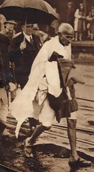 Gandhi in London, 1930, 1938