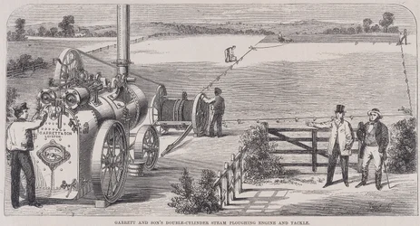 Garrett & Sons Double-Cylinder Steam Ploughing Engine and Tackle