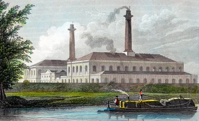 Gasworks on Regents Canal, London