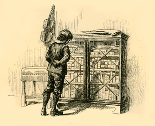 Gazing at Its Covers Through the Lattice Doors of the Cupboard, 1907