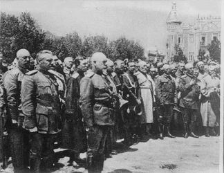 General Anton Denikin with His Staff Officers