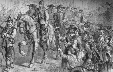 General Dalzell Entering Edinburgh, July 1666