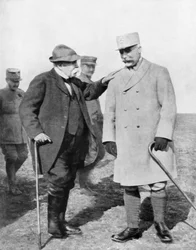 General Philippe Petain and Georges Clemenceau, 1926
