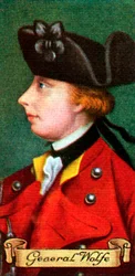 General Wolfe, from a series of cigarette cards, 1935