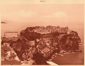 General View of the Principality of Monaco, 1930