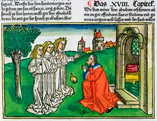 Genesis 18:2: Abraham and the Three Angels
