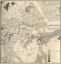 Geological Map of the Site of London