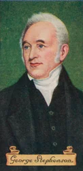 George Stephenson, from a Series of Cigarette Cards