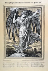 German allegory of the Paris Commune