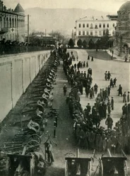 German Guns Captured by the Russian Army, First World War