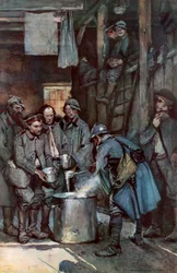 German Prisoners in Souville, Verdun, France, 26 March 1916, 1926