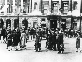 German Troops in Occupied Paris, June 1940
