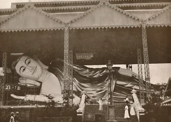 Gigantic Reclining Figure of Buddha, Pegu