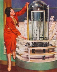 Gigantic electric lamp