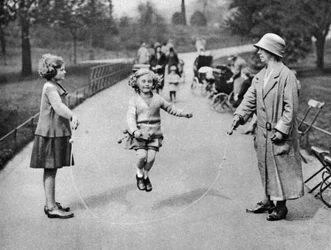 Girl Skipping, Hyde Park, London (1926-1927)