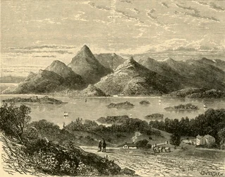 Glengariff Harbour and Bantry Bay from the Eccles Hotel