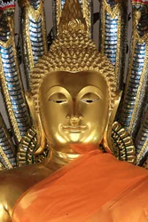 Golden Buddha Taking the Earth to Witness. Wat Pho - Wat Phra Chettuphon. 1788. Bangkok. Thailand