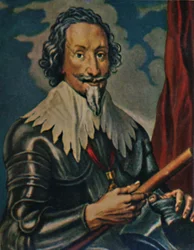 Graf von Pappenheim 1594-1632 (painting by A. van Dyck)