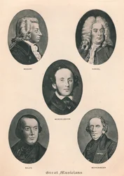 Great Musicians - Plate IV.