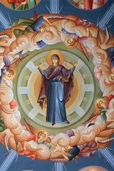 Greek Orthodox Ceiling Fresco, Thessaloniki, Greece