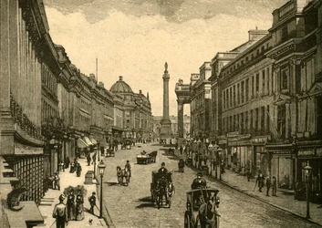 Grey Street, Newcastle-on-Tyne, c1890