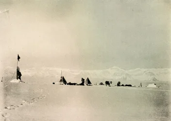 Grisi Depot, Latitude 82° 45 South, c1908, 1909