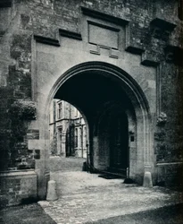 Grizedale Hall, Lancashire: Archway in Tower to Porte-Cochere