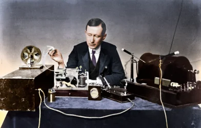 Guglielmo Marconi 1874-1937, Italian physicist and radio pioneer