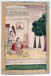 Gunakali Ragini, Ragamala Album, School of Rajasthan