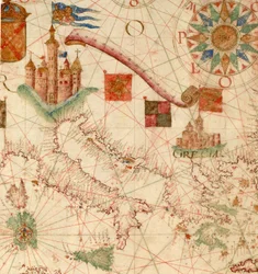 HM 1549, Luís Teixeira, Portolan Chart. Lisbon, ca. 1600