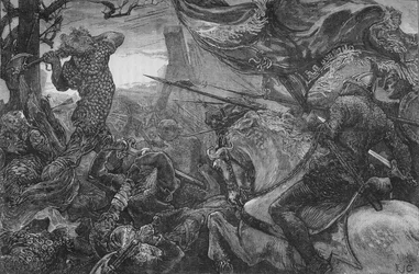 Harold at the Battle of Hastings, 1066