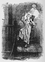 He could not refrain from shouting in triumph