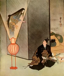 He Glared Fiercely at the Apparition..., 1919