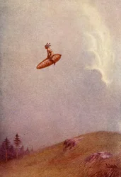 He rode down the wind, 1914