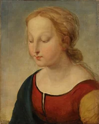 Head of the Madonna from La Belle Jardiniere