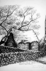 Heiau, Kailua-Kona, Hawaii, 19th century
