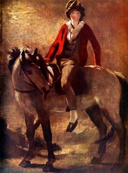 Henry Raeburn on a Grey Pony, c1796