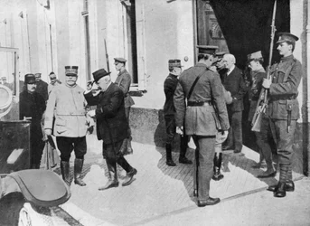 Herbert Asquith at the front, First World War