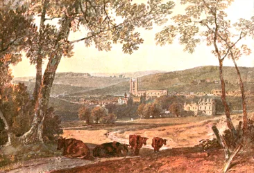 High Wycombe from the Marlow Road, c1802, c1900